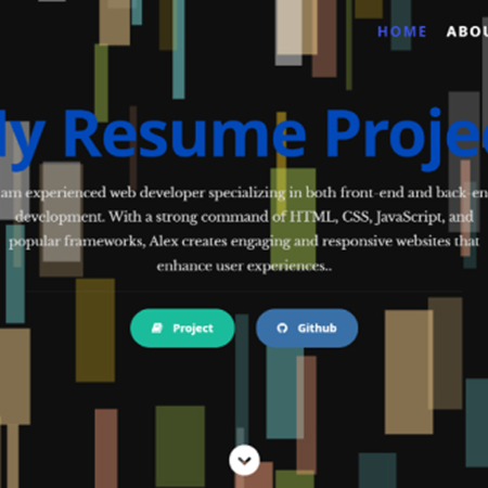 React Resume Pro